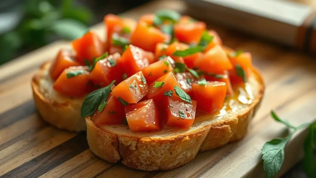 Classic Italian Bruschetta