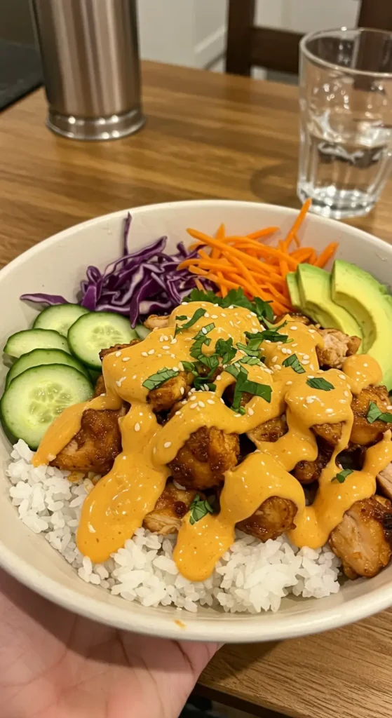 Bang Bang Chicken Bowl