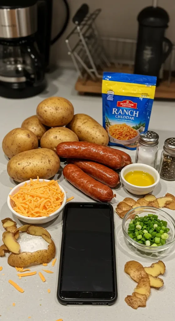Cheesy Ranch Potatoes and Smoked
