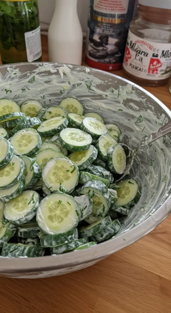 Creamy Cucumber Salad