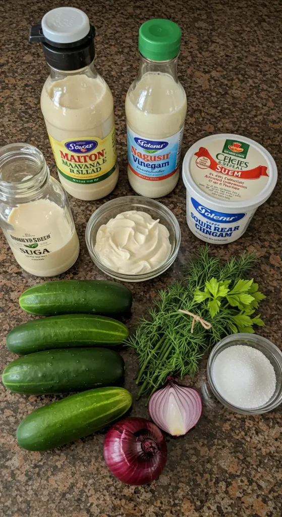 Creamy Cucumber Salad