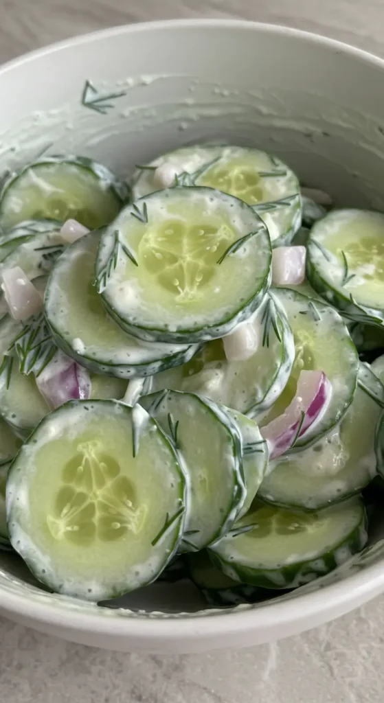 Creamy Cucumber Salad
