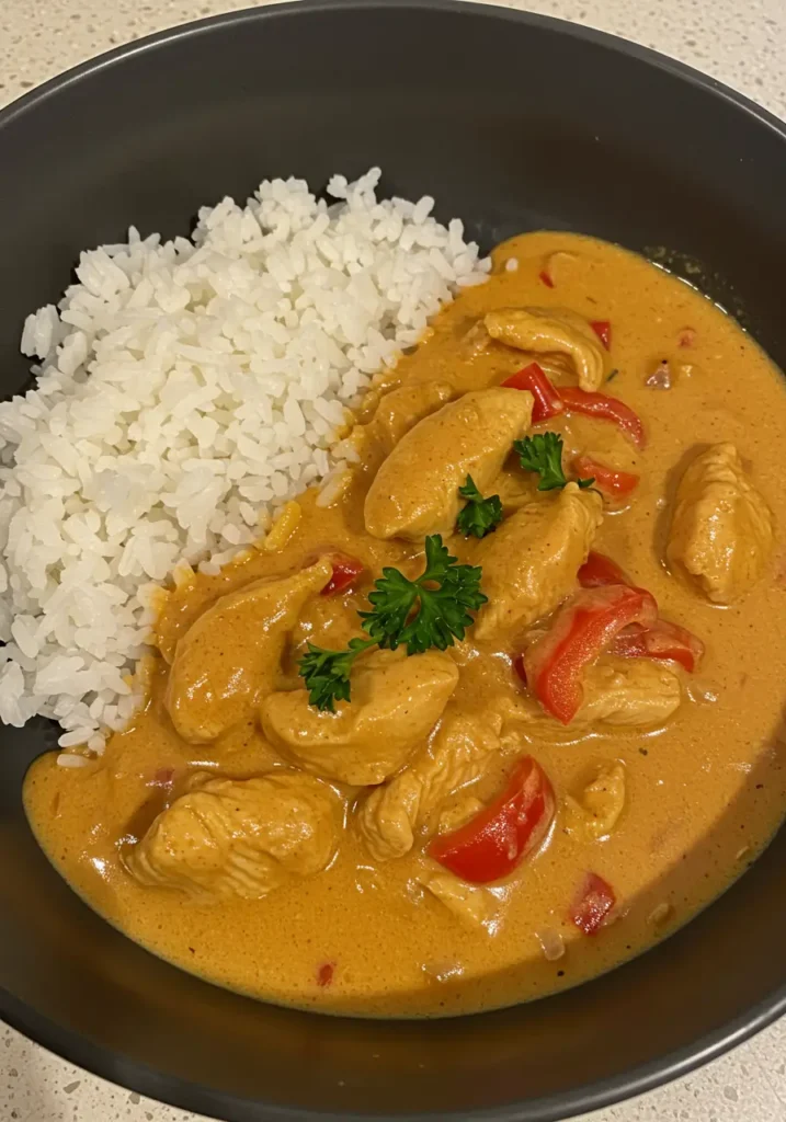 Creamy Smothered Chicken and Rice