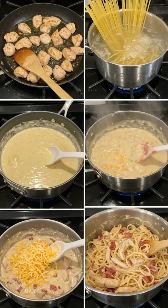 Monterey Chicken Spaghetti