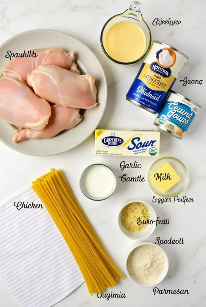 Monterey Chicken Spaghetti