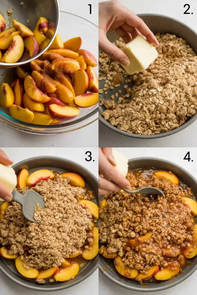 peach crisp recipe