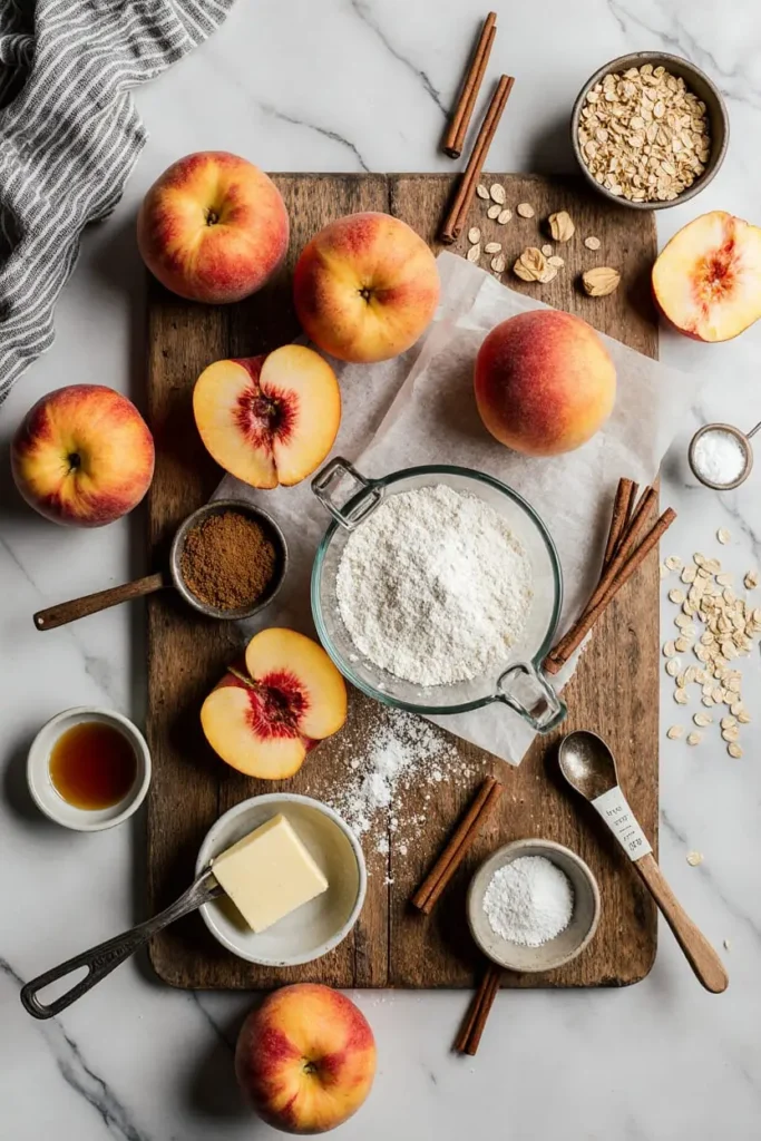 peach crisp recipe