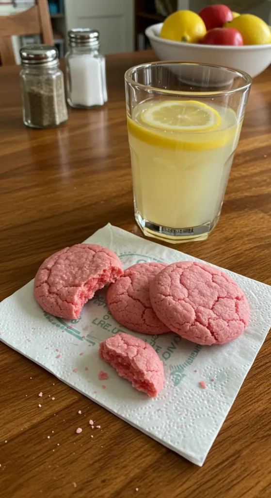 Pink Lemonade Cookies