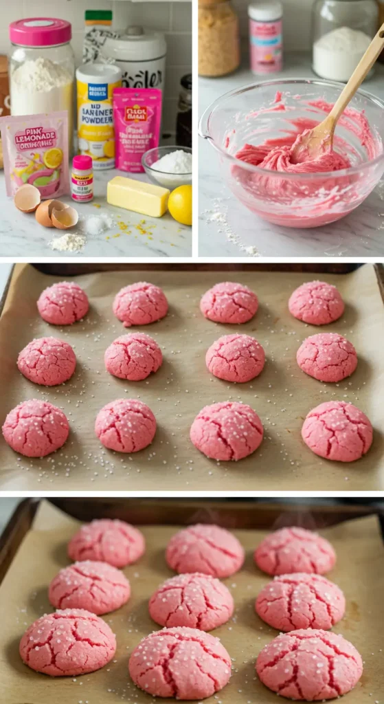 Pink Lemonade Cookies