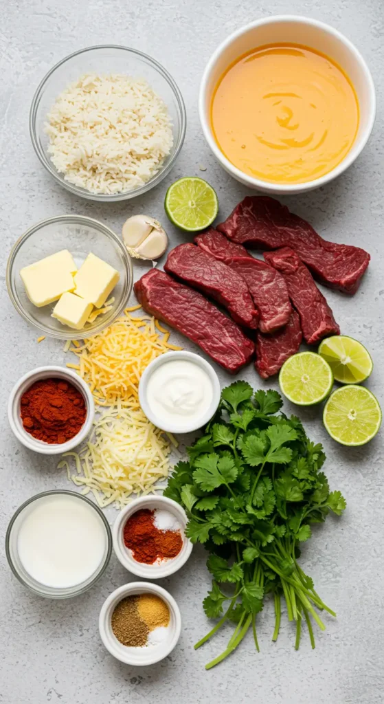 Steak & Queso Rice