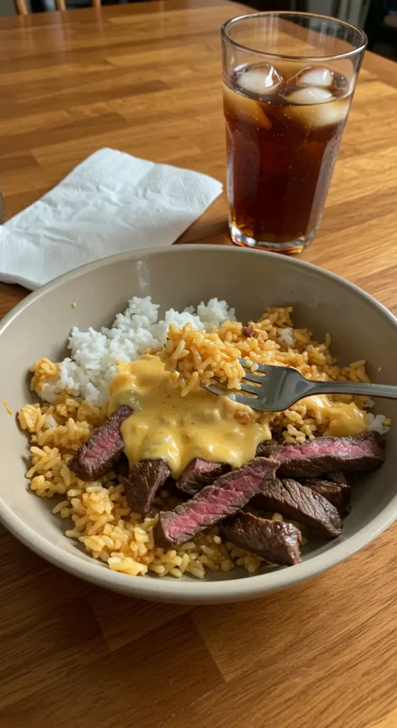 Steak & Queso Rice