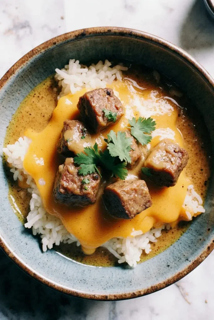 Steak and Queso Rice