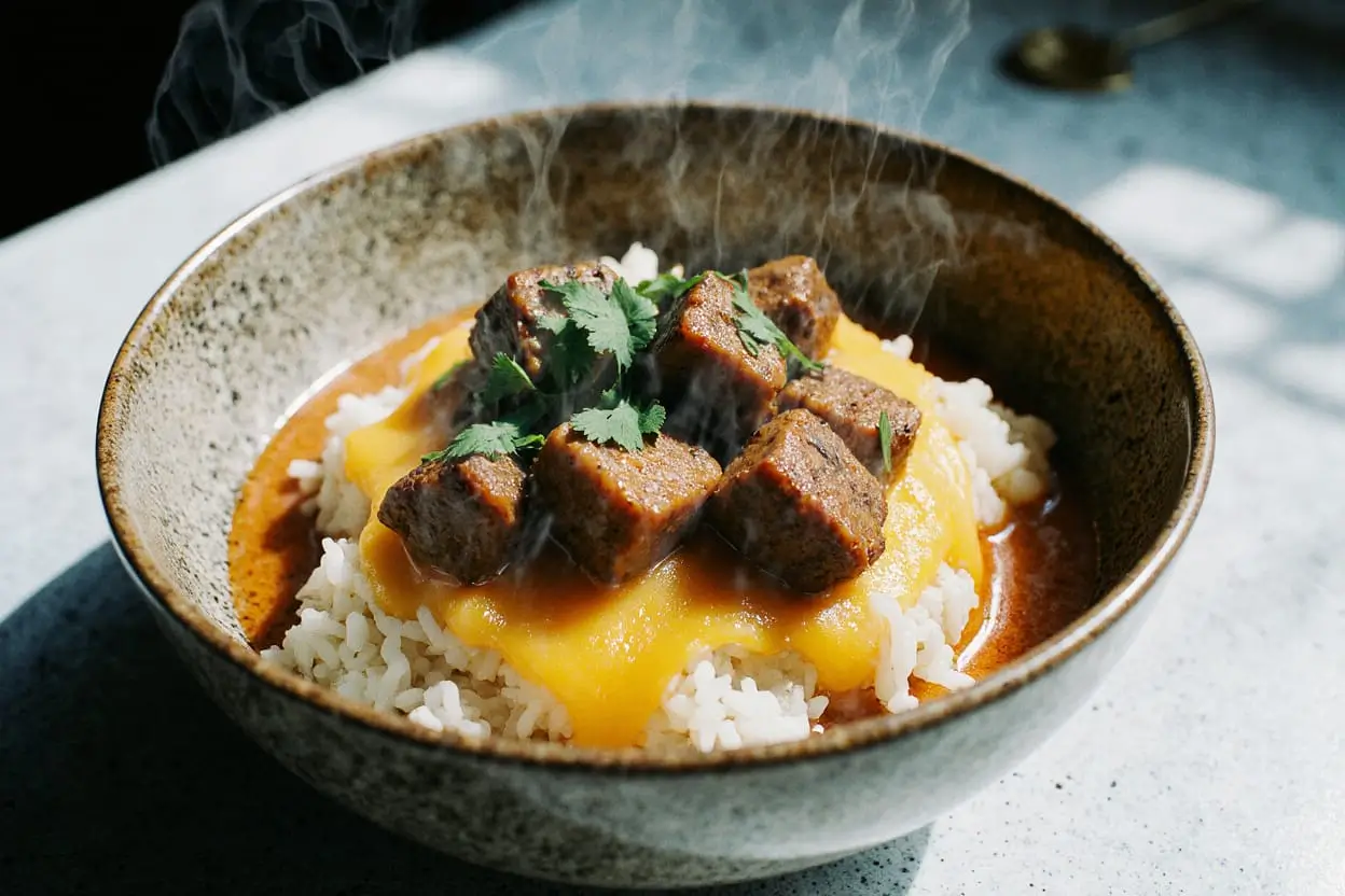 Steak and Queso Rice