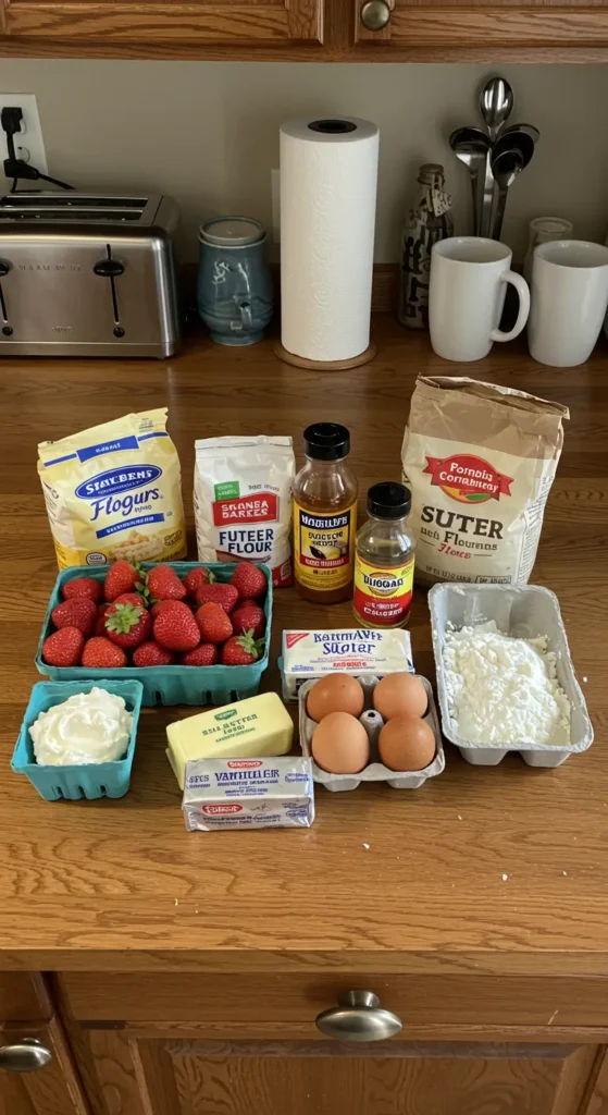 Strawberry Shortcake Bars