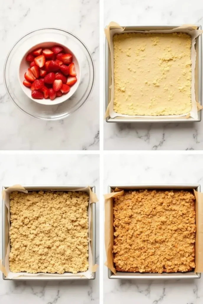 Strawberry Shortcake Bars