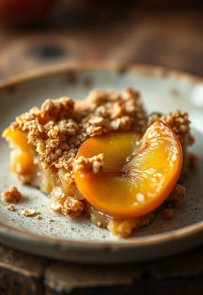 peach crisp recipe