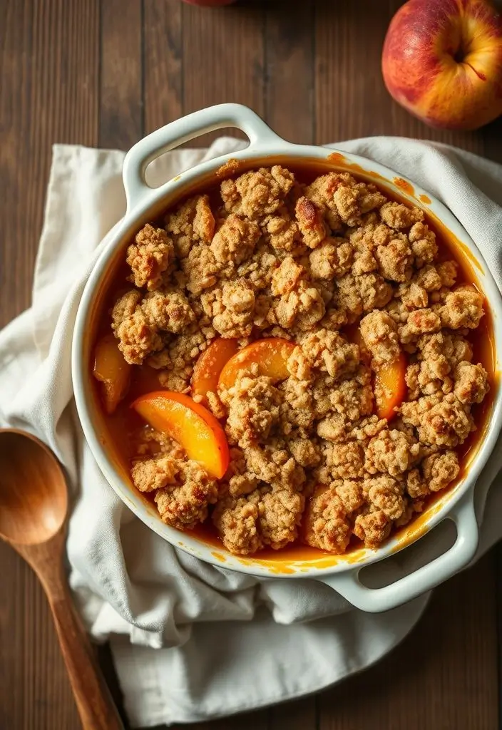 peach crisp recipe