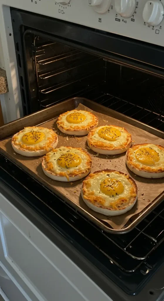 English Muffin Breakfast Pizzas
