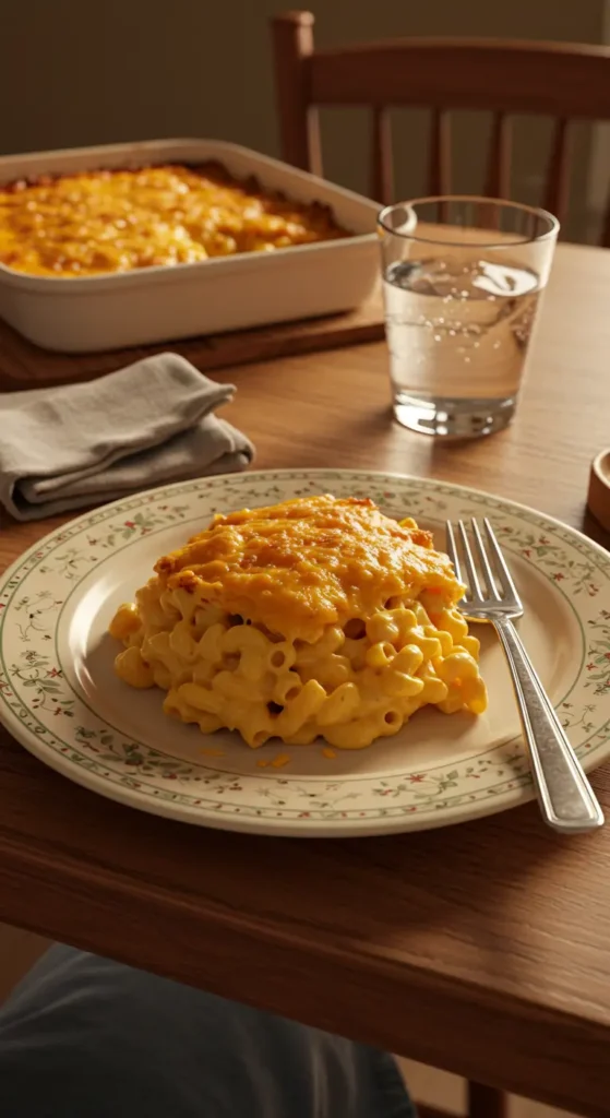 homemade baked mac and cheese