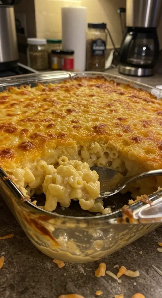 homemade baked mac and cheese