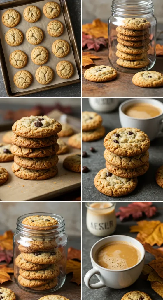 Chewy Pumpkin Chocolate Chip Cookies