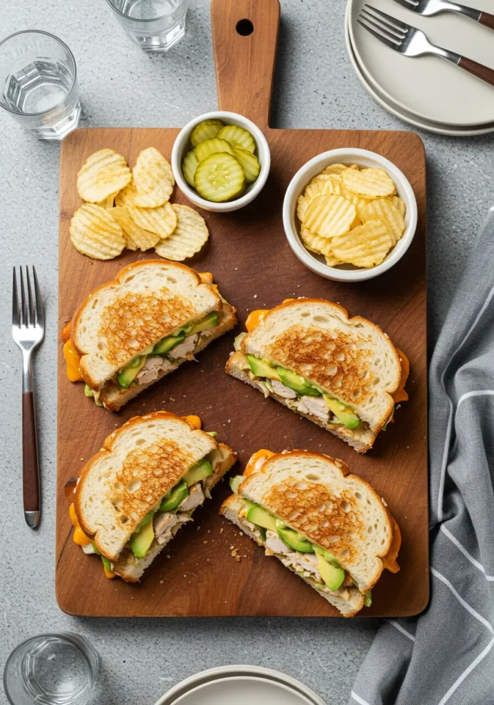 Chicken Avocado Melt Sandwich
