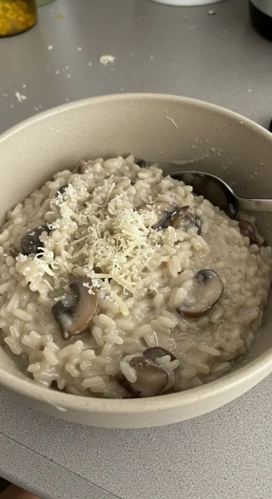 Creamy Mushroom Risotto