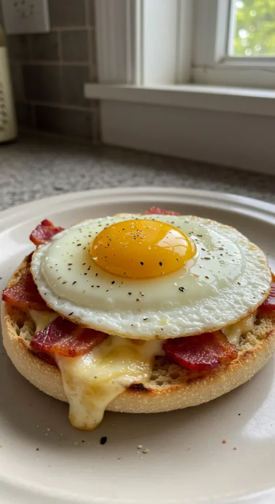 English Muffin Breakfast Pizzas