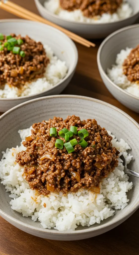 Korean-Inspired Beef Bowls