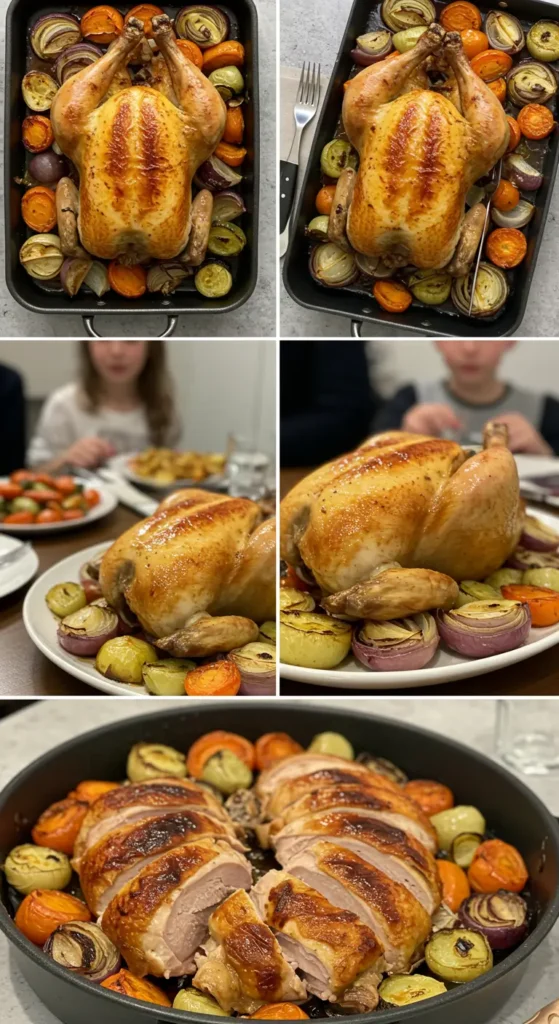 Lemon Garlic Roasted Chicken