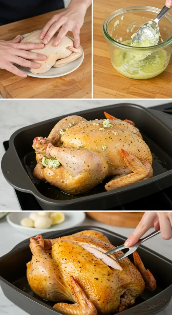 Lemon Garlic Roasted Chicken