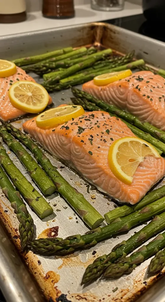 One-Pan Lemon Herb Salmon with Asparagus