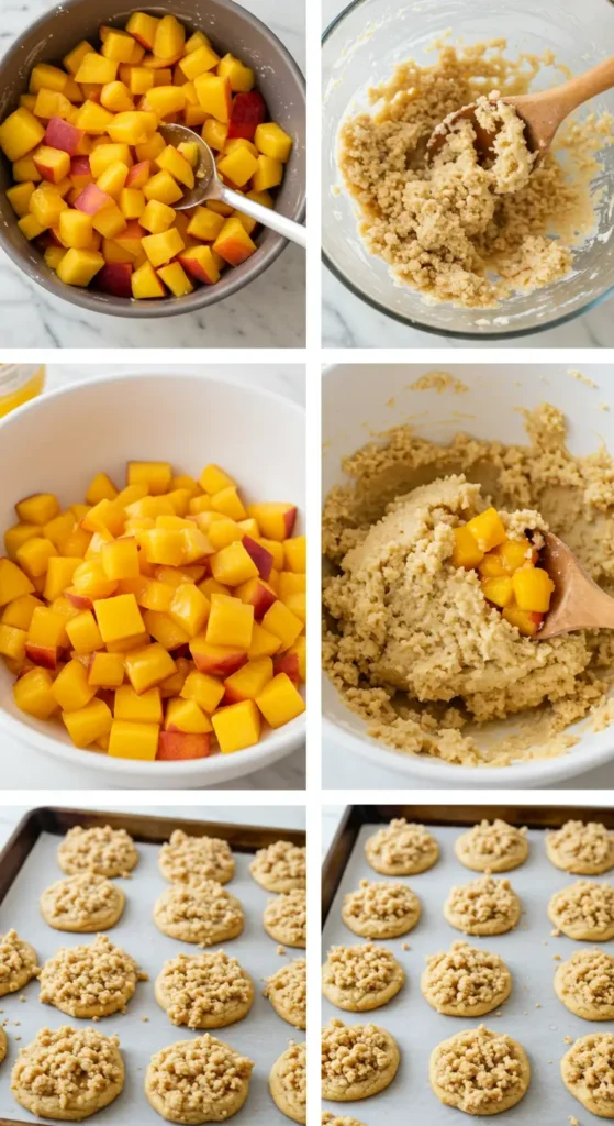 Peach Cobbler Cookies
