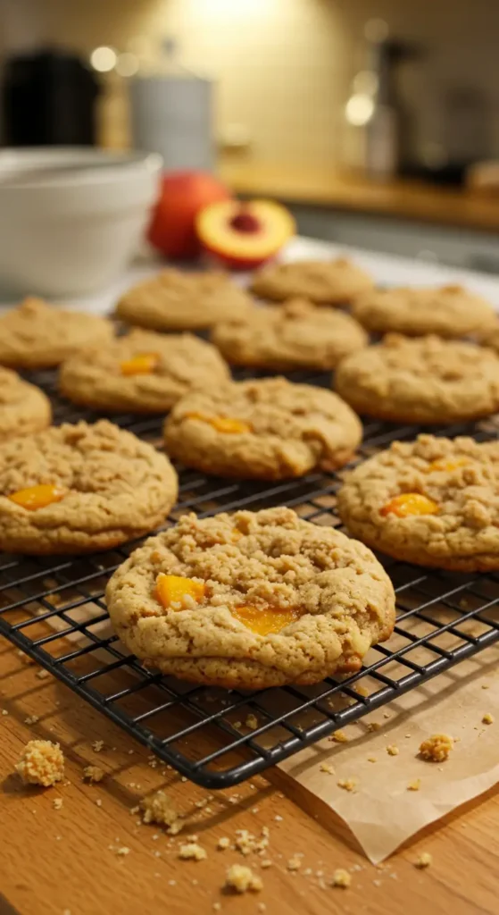 Peach Cobbler Cookies