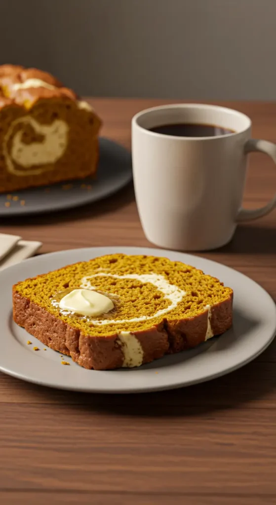 Pumpkin Cream Cheese Bread