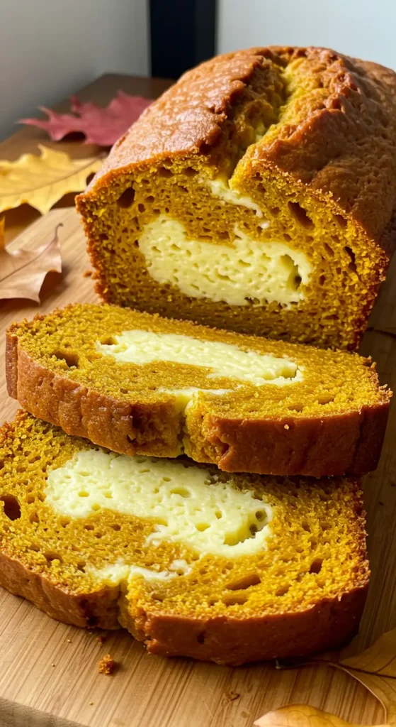 Pumpkin Cream Cheese Bread