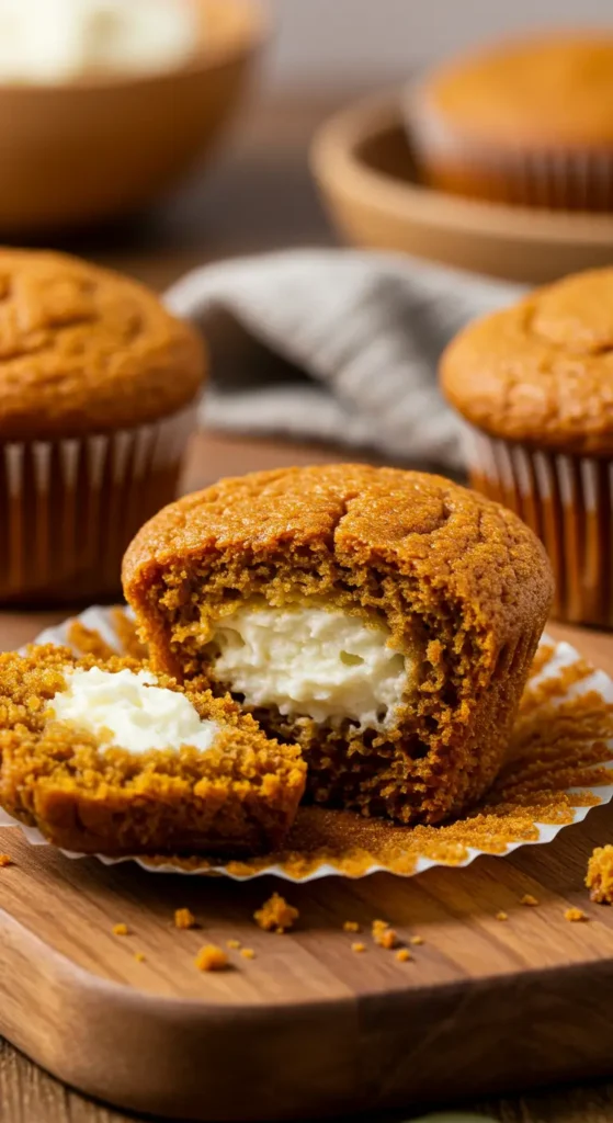 Pumpkin Cream Cheese Muffins