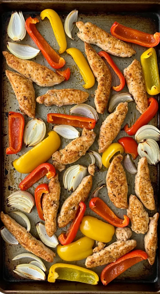 Sheet Pan Chicken Fajitas