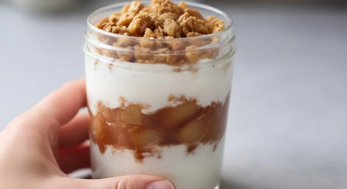 Apple Cinnamon Crumble Parfait