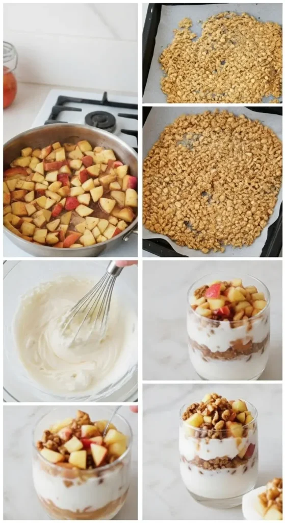Apple Cinnamon Crumble Parfait
