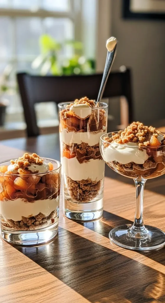 Apple Cinnamon Crumble Parfait
