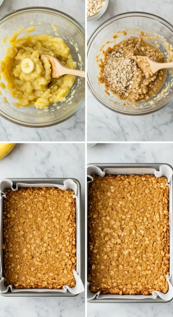Banana Oatmeal Bars