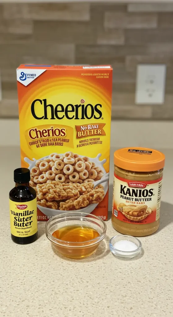 Cheerio and Peanut Butter Bars