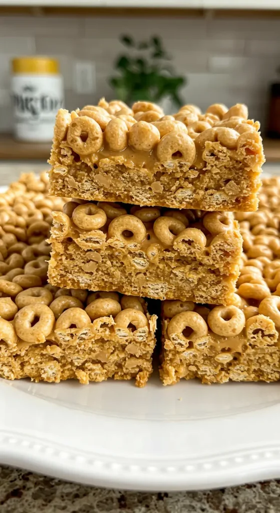 Cheerio and Peanut Butter Bars