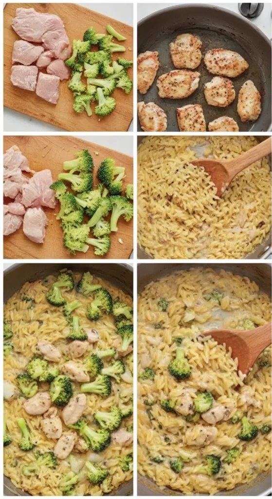 Chicken Broccoli Orzo
