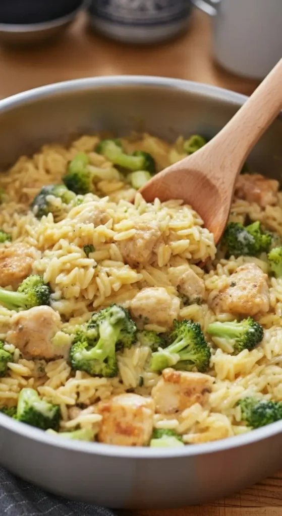 Chicken Broccoli Orzo