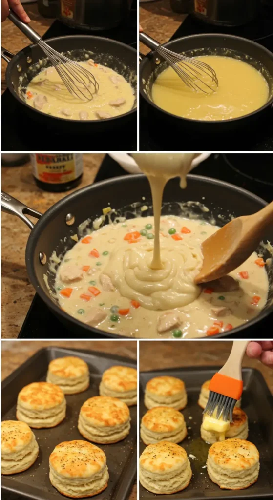 Chicken Pot Pie with Red Lobster