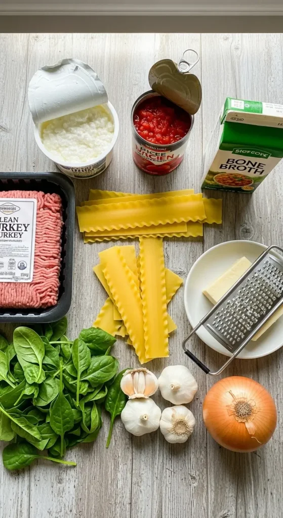 High Protein Lasagna Soup