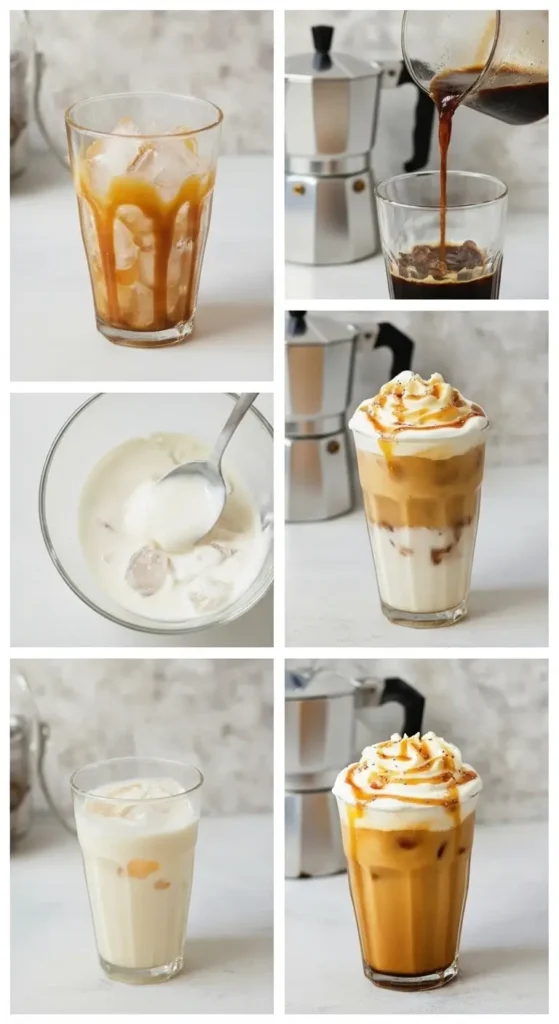 Iced Coffee with Caramel