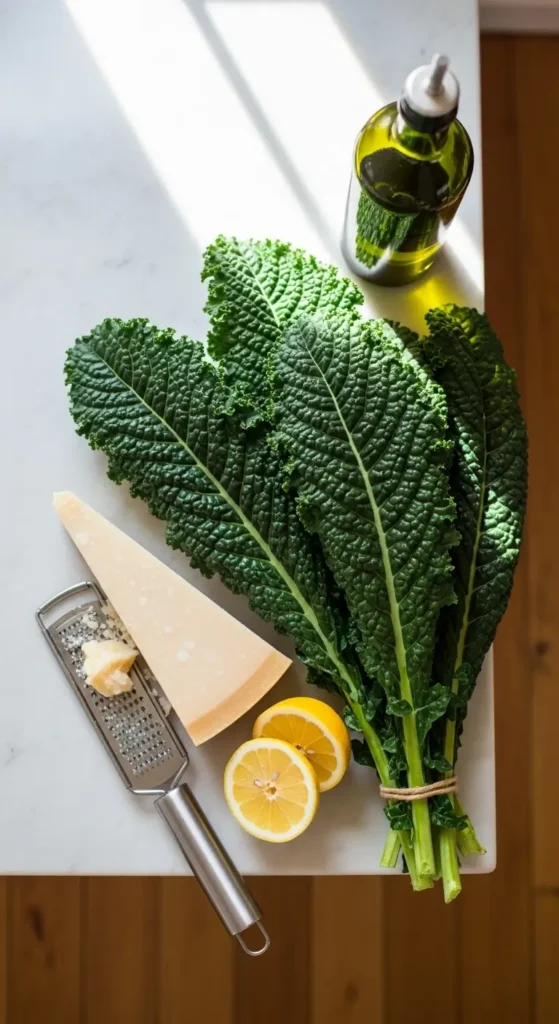 Lemon Parmesan Kale Salad